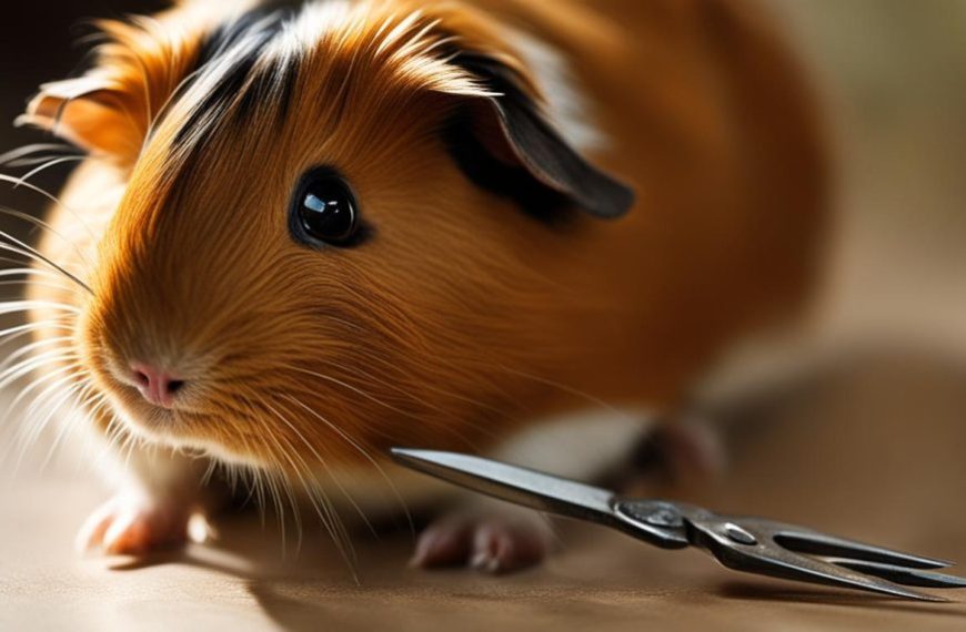 jak obcinać śwince morskiej pazurki